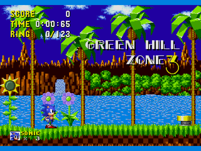 Jogue Sonic: The Hedgehog 2 (protótipo de Simon Wai), um jogo de Sonic